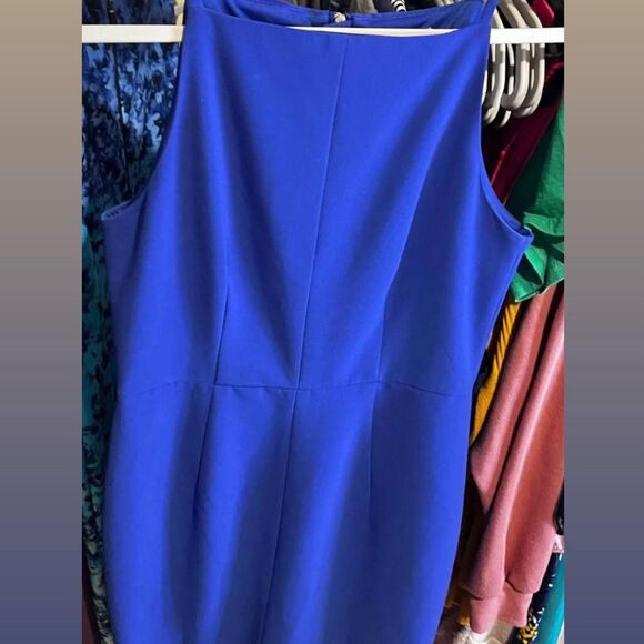 H&M Dresses & Skirts - H&M Size 8 Blue midi dress with spaghetti straps